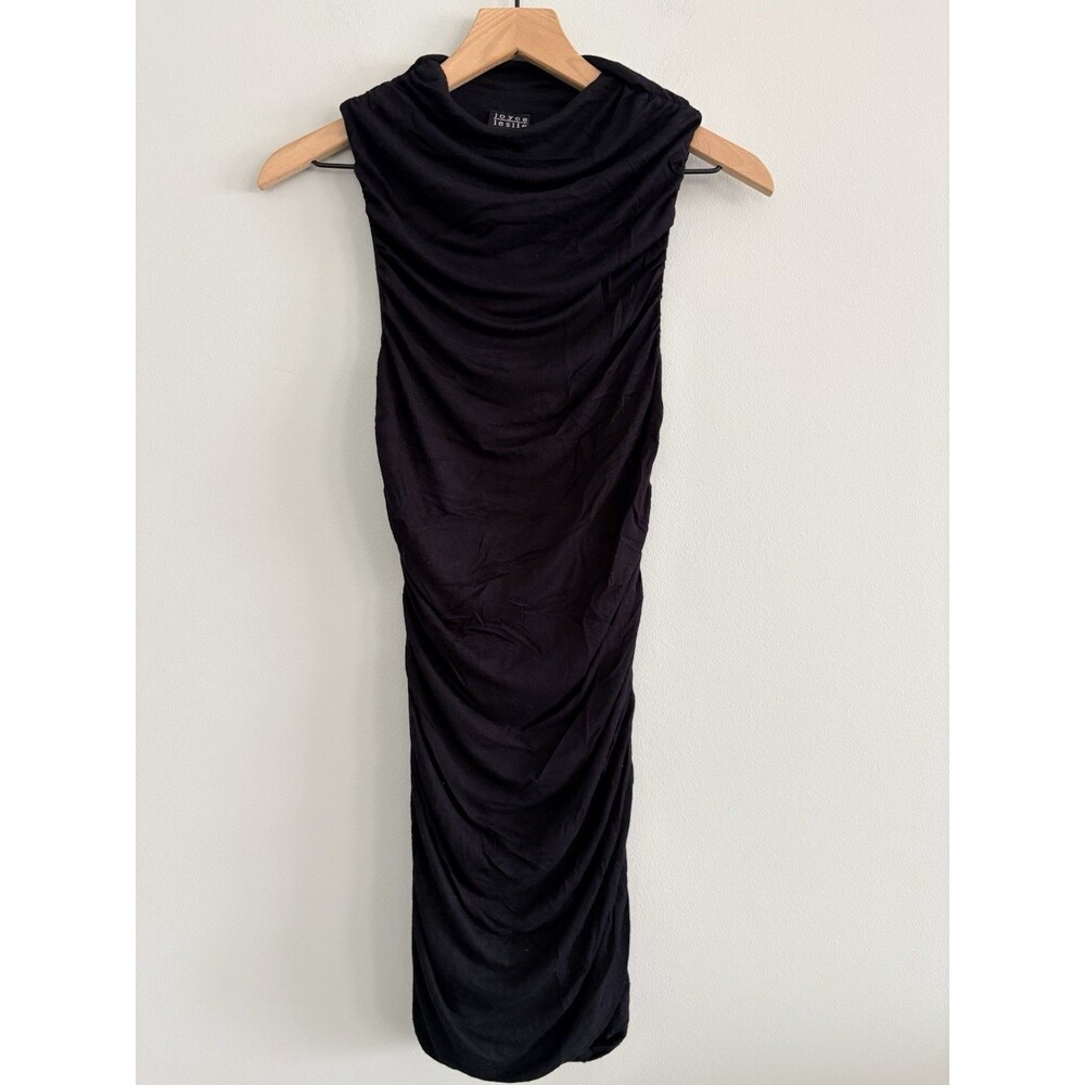 Joyce Leslie Dress Womens Size Small Black Fitted Mini Roughing
